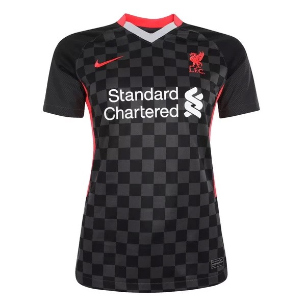 Camiseta Liverpool 3ª Kit Mujer 2020 2021 Negro